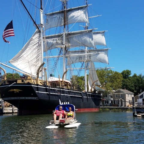 a large sailing vessel