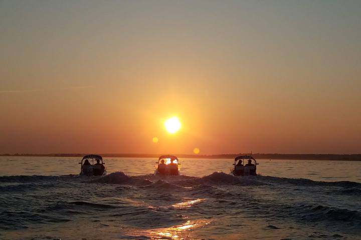 Sunset boat tour